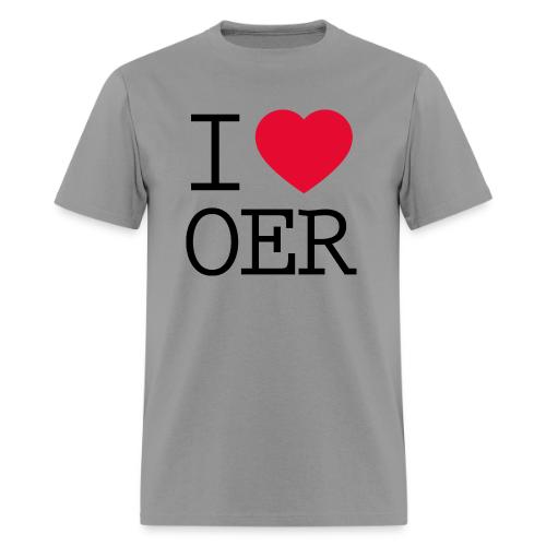 I love OER - Men's T-Shirt