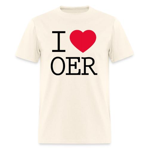 I love OER - Men's T-Shirt