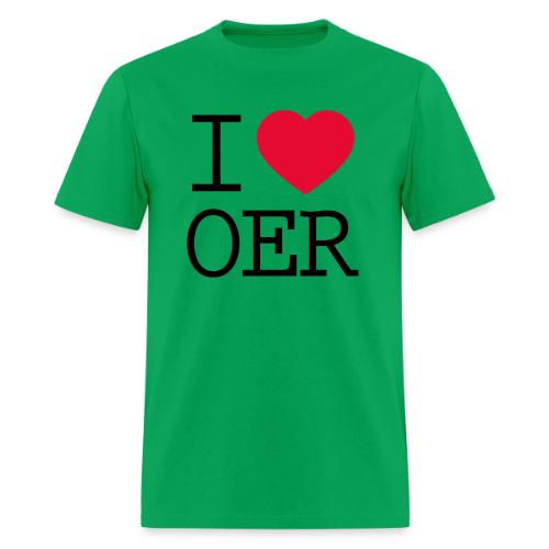 I love OER - Men's T-Shirt