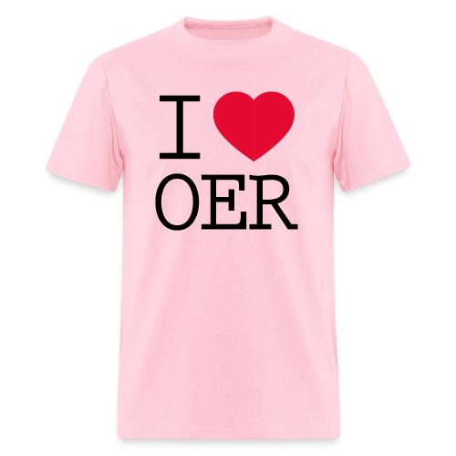 I love OER - Men's T-Shirt