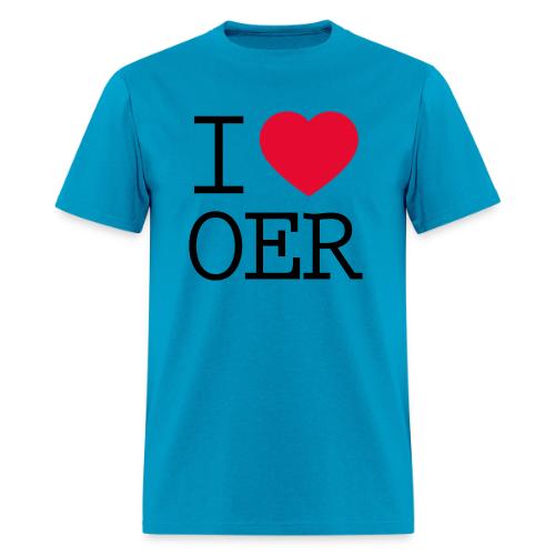 I love OER - Men's T-Shirt