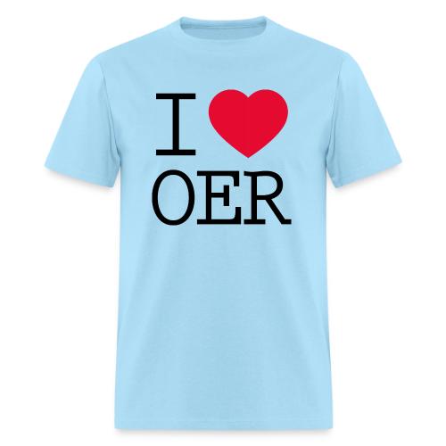 I love OER - Men's T-Shirt
