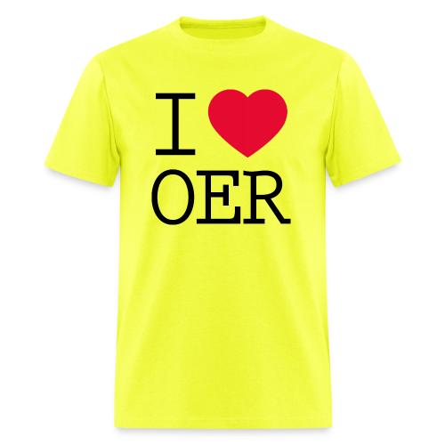 I love OER - Men's T-Shirt