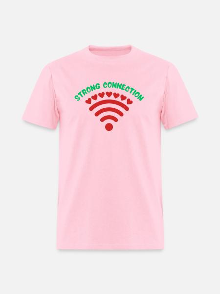 Strong connection - Men's T-Shirt - pink