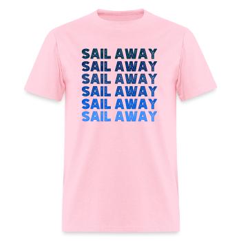 Sail Away - Men's T-Shirt - pink - Front - Jose (178cm)