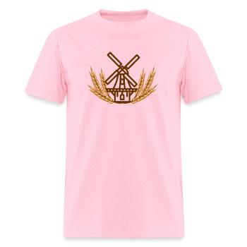 Millers grain logo - Men's T-Shirt - pink - Front - Jose (178cm)