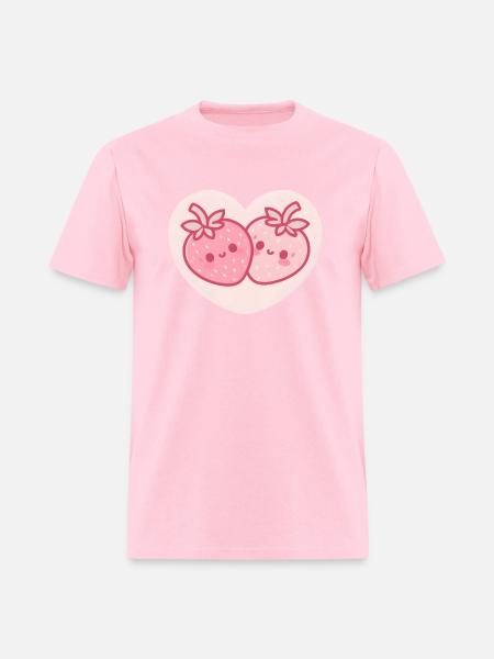 Romantic Pastel Valentine Bouquet - Men's T-Shirt - pink