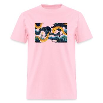 Mystical Dragon - Men's T-Shirt - pink - Front - Jose (178cm)