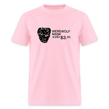 WEREWOLF MASK - Men's T-Shirt - pink - Front - Jose (178cm)