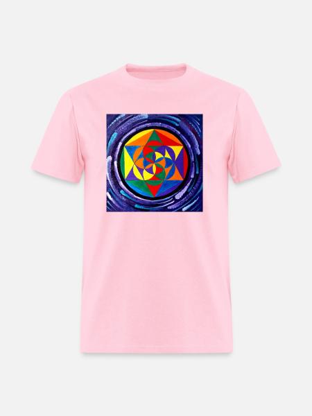 Vortex Seed - Men's T-Shirt - pink
