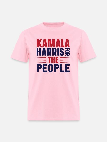 KAMALA HARRIS THE PEOPLE - Men's T-Shirt - pink