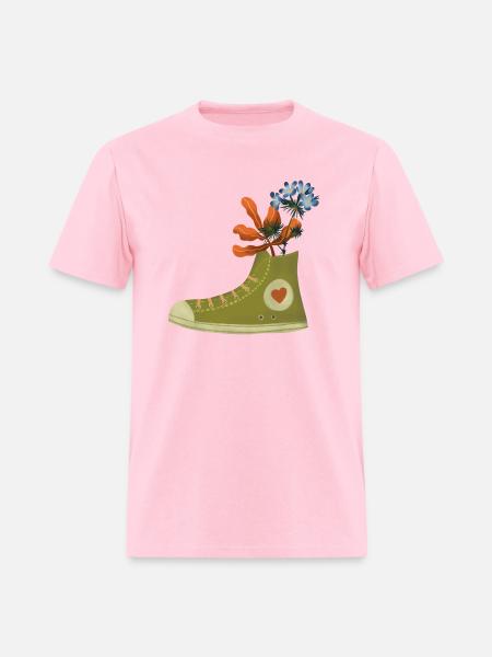 Blooming Sneaker - Men's T-Shirt - pink