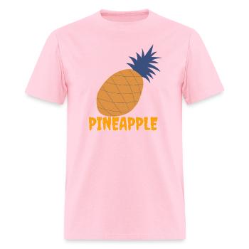 T-shirts pineapple - Men's T-Shirt - pink - Front - Jose (178cm)