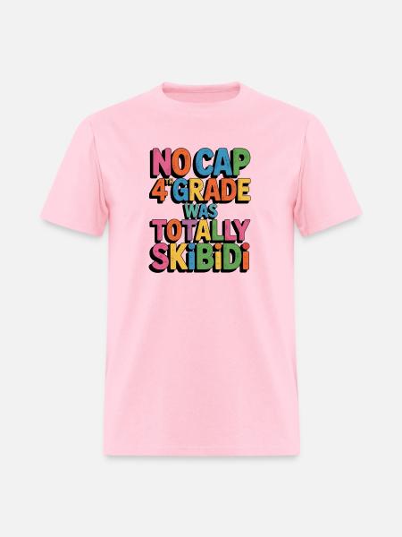 No Cap 4th Grade - Men's T-Shirt - pink