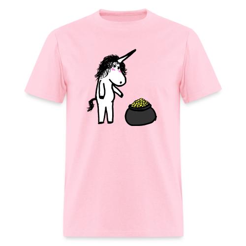 Unicorn receive gold - Men's T-Shirt