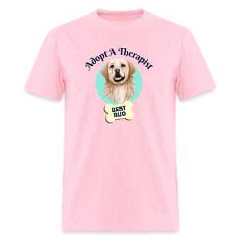 Adopt A Therapist - Men's T-Shirt - pink - Front - Jose (178cm)
