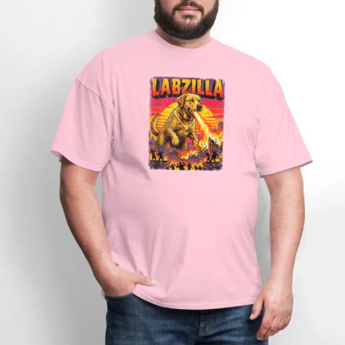 Labzilla Giant Yellow Labrador Monster Tee - Men's T-Shirt