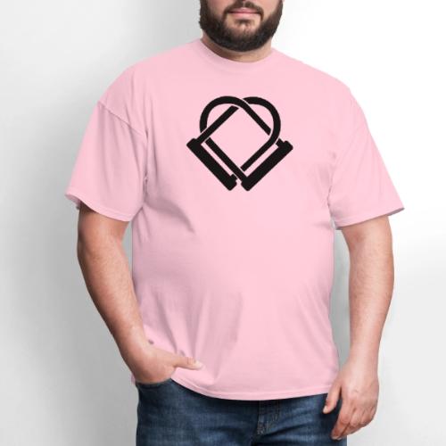 Bike U Lock Heart - Men's T-Shirt