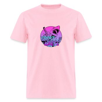 The Great White - Men's T-Shirt - pink - Front - Jose (178cm)
