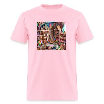Toys - Men's T-Shirt - pink - Front - Jose (178cm)