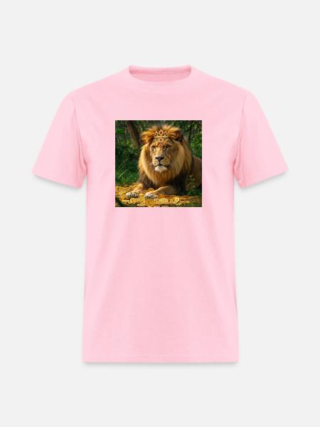 Lion coin - Men's T-Shirt - pink