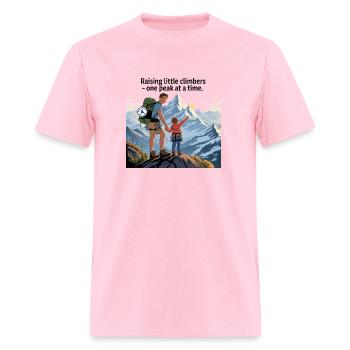Raising Little Climbers - Men's T-Shirt - pink - Front - Jose (178cm)