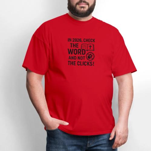 BW Word Clicks 2026 background - Men's T-Shirt