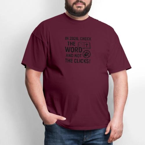 BW Word Clicks 2026 background - Men's T-Shirt