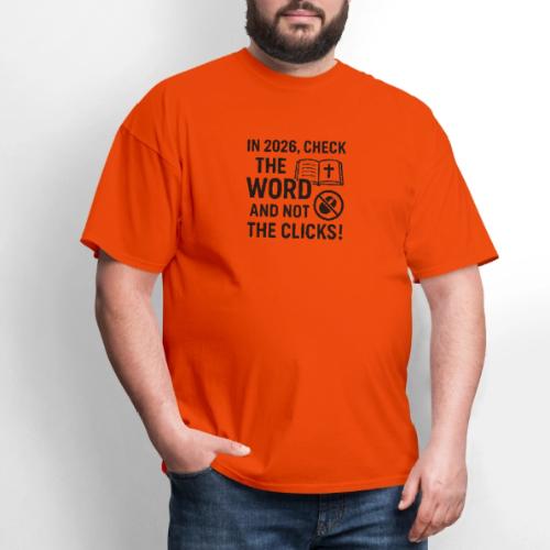 BW Word Clicks 2026 background - Men's T-Shirt
