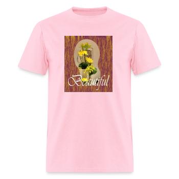Beautiful - Men's T-Shirt - pink - Front - Jose (178cm)