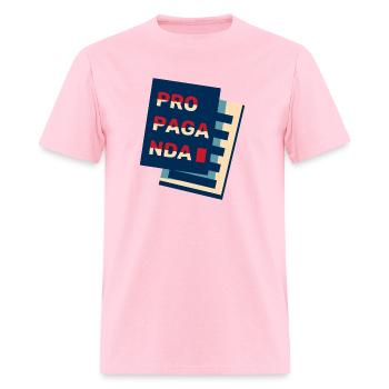 Propaganda - Men's T-Shirt - pink - Front - Jose (178cm)
