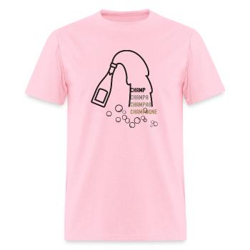 Champagne Bubbles - Men's T-Shirt - pink - Front - Jose (178cm)