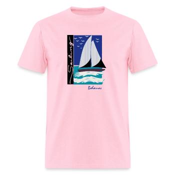 boats and hoes step brothers - Men's T-Shirt - pink - Front - Jose (178cm)