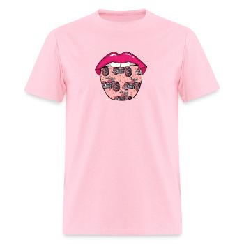 Motorcycle Tongue - Men's T-Shirt - pink - Front - Jose (178cm)