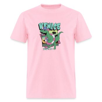 Venice Beach - Men's T-Shirt - pink - Front - Jose (178cm)