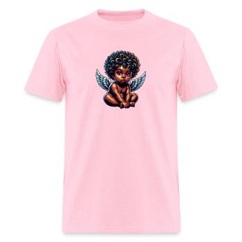 African American Cherub - Men's T-Shirt - pink - Front - Jose (178cm)