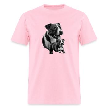 Staffordshire Bull Terrier - Men's T-Shirt - pink - Front - Jose (178cm)