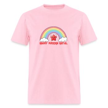 Heavy Effing Metal! - Men's T-Shirt - pink - Front - Jose (178cm)