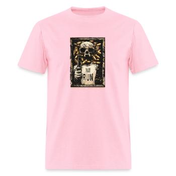 Corksy Run The Rebel – QR Edition - Men's T-Shirt - pink - Front - Jose (178cm)