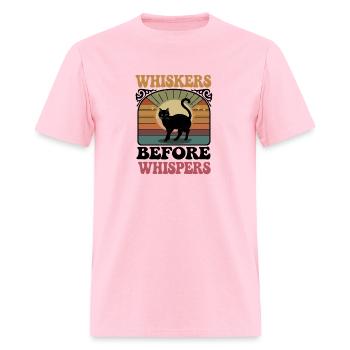 Whiskers Please - Men's T-Shirt - pink - Front - Jose (178cm)