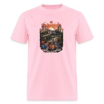 North Wilkesboro Speedway Classic T-Shirt - Men's T-Shirt - pink - Front - Jose (178cm)