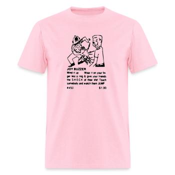 JOY BUZZER - Men's T-Shirt - pink - Front - Jose (178cm)