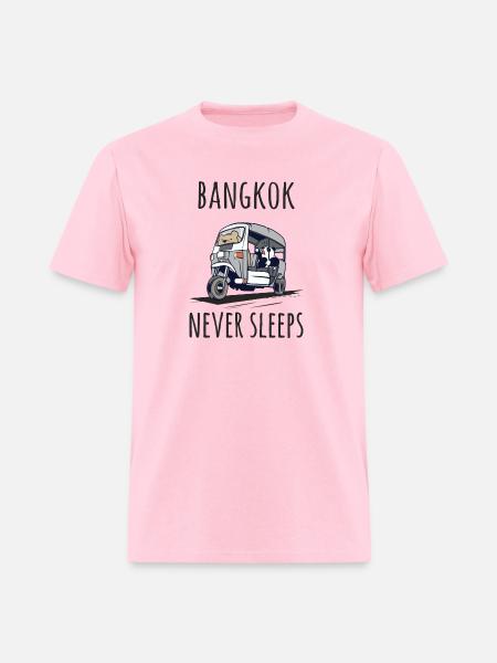 Bangkok Never Sleeps - Men's T-Shirt - pink