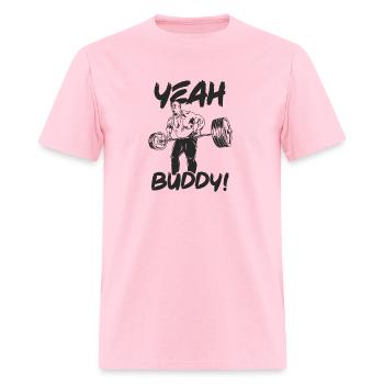 yeah buddy ronnie coleman BARBELL row - Men's T-Shirt - pink - Front - Jose (178cm)