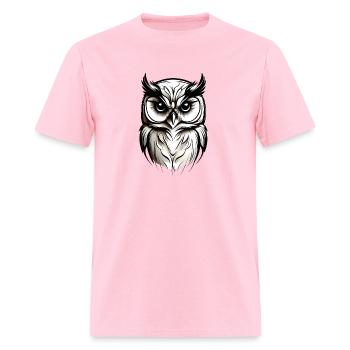 Wise Owl - Men's T-Shirt - pink - Front - Jose (178cm)