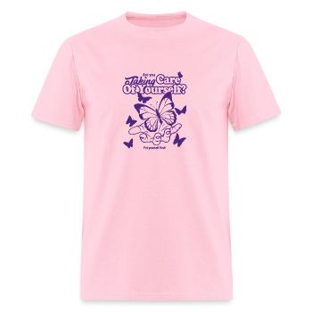 Beautiful Bastard Merch Take Care Of Yourself - Men's T-Shirt - pink - Front - Jose (178cm)
