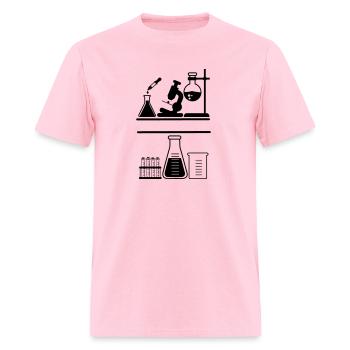 Laboratory with microscope - Men's T-Shirt - pink - Front - Jose (178cm)