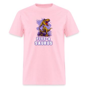 Tyrannosaurus Rex (T-Rex) - Men's T-Shirt - pink - Front - Jose (178cm)