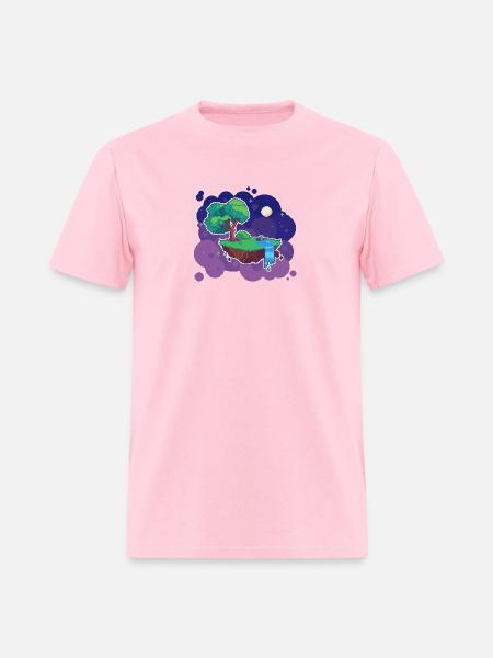 Floating Island - Men's T-Shirt - pink