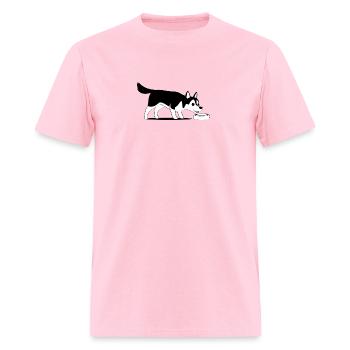 Husky - Men's T-Shirt - pink - Front - Jose (178cm)